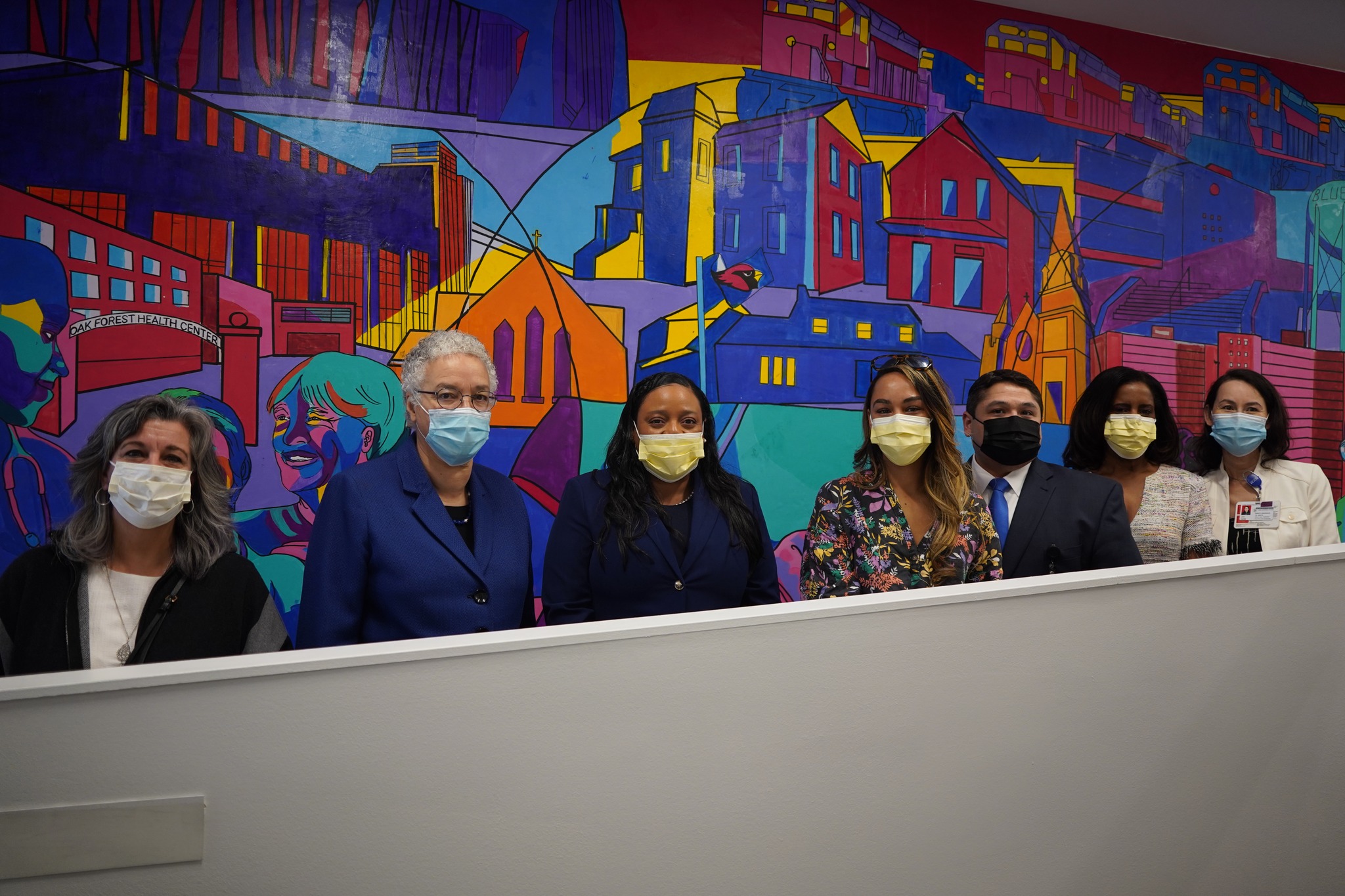 Cook County Health Unveiled Community Murals at Blue Island Health