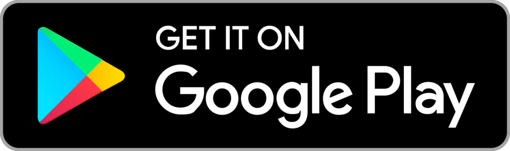 Google Play badge with the text Get it on Google Play and the Google Play logo, featuring a colorful sideways triangle, on a black background.