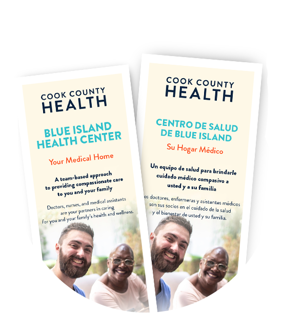 Centro de salud de Blue Island - anteriormente Oak Forest Brochure